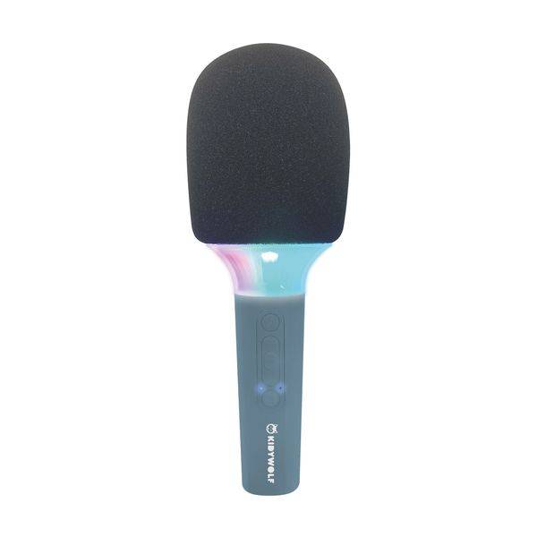 Kidywolf 418124 - Mikrofon Bluetooth mit Licht blau