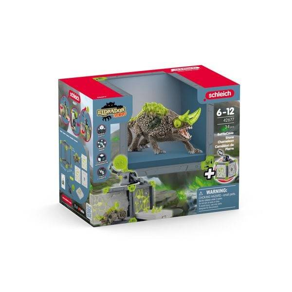 Schleich® ELDRADOR CREATURES 42677 BattleCave Steinchamäleons