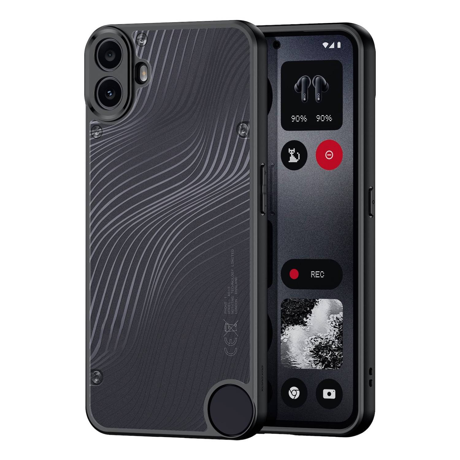 Für Nothing CMF Phone 1 Aimo Series TPU / PC Frosted Feel Schutz Hülle