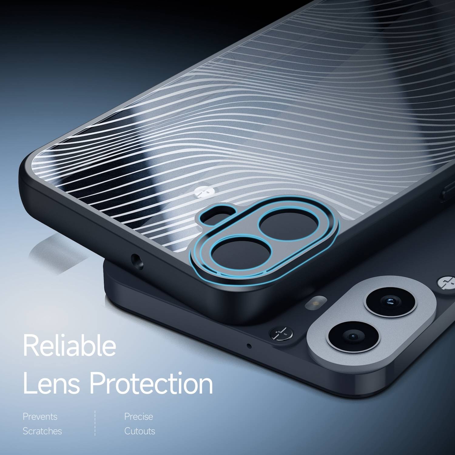 Für Nothing CMF Phone 1 Aimo Series TPU / PC Frosted Feel Schutz Hülle