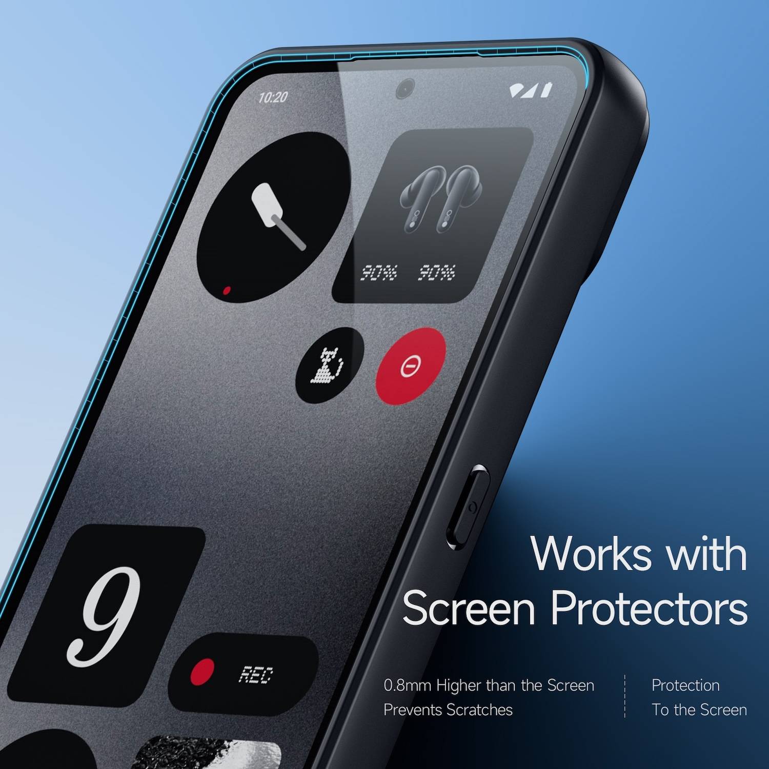 Für Nothing CMF Phone 1 Aimo Series TPU / PC Frosted Feel Schutz Hülle