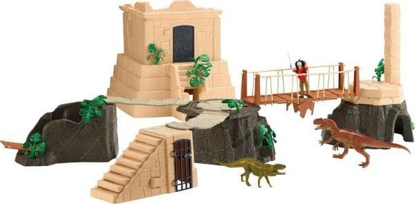 Schleich® DINOSAURS 42656 Dino Tempel-Eroberung Mega-Set