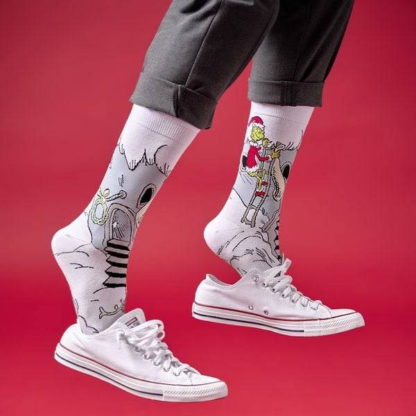 Grinch Socken "Auf frischer Tat", Gr. 36-41