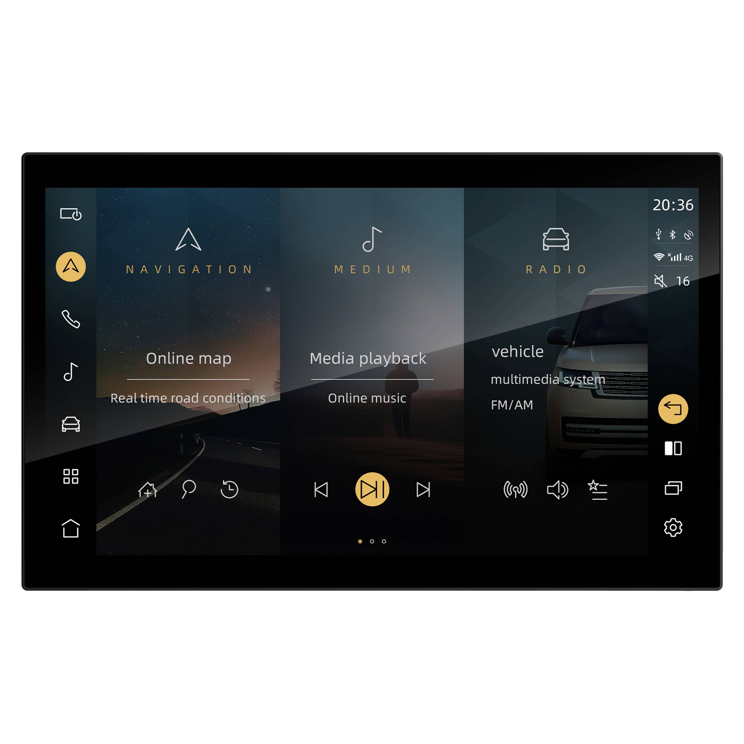 Für Range Rover Evoque HARMAN DUAL-SYSTEM 13" Touch Android GPS Navi CarPlay