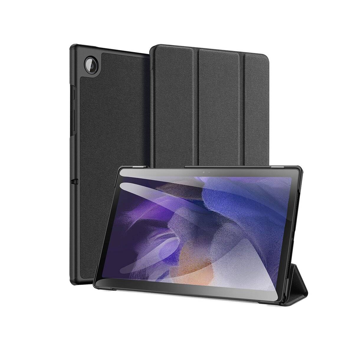 Domo Hartschale mit Smart Sleep und integrierter Standfunktion kompatibel mit Lenovo Tab Plus 11.5" Schwarz