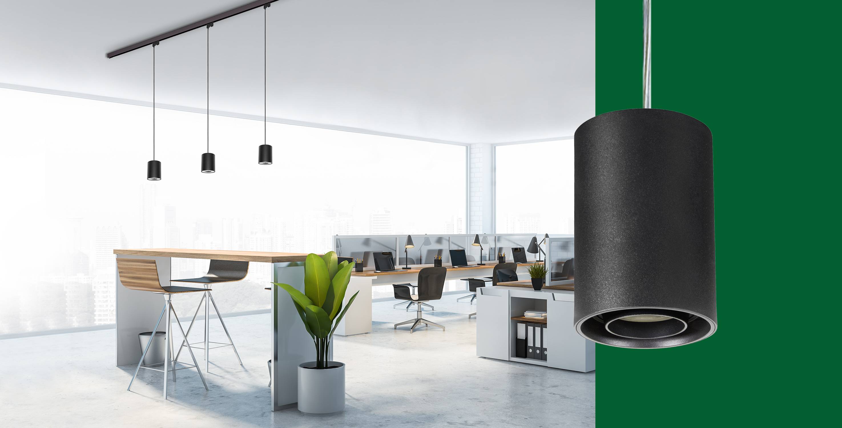 Spectrum LED Chloe Spot GU10 schwenkbar schwarz Deckenleuchte IP20 max. 50W rund