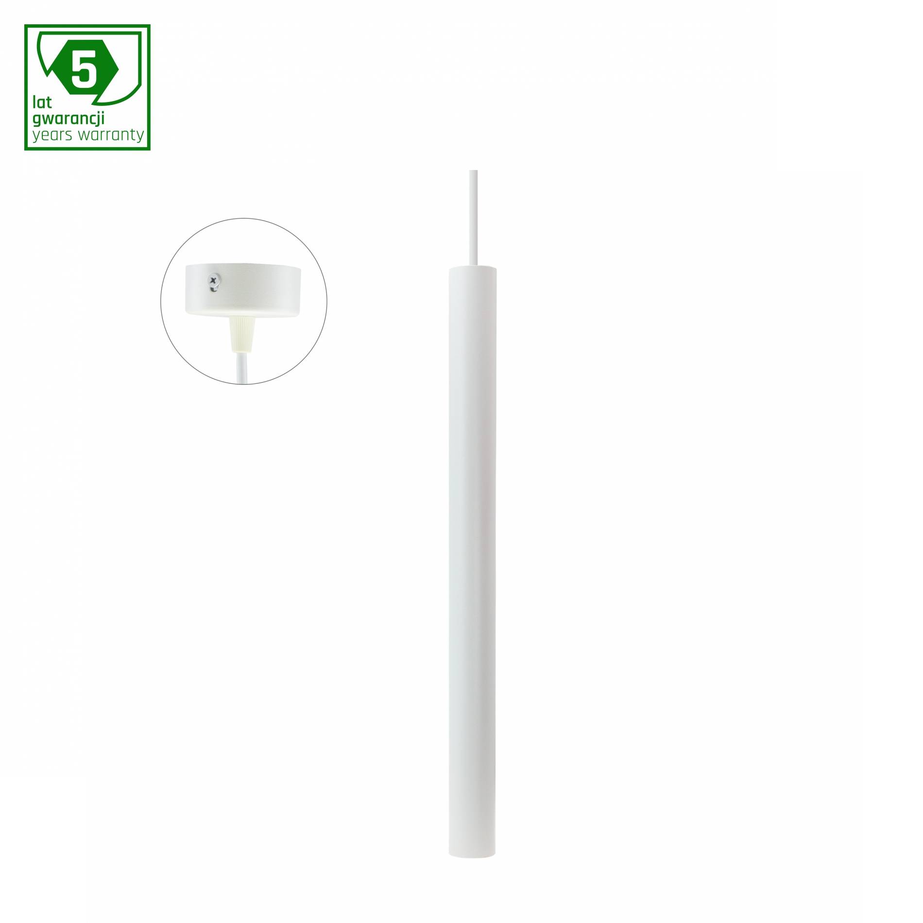 Spectrum LED Chloe Slim GU10 MR11 Pendelleuchte verstellbar weiß Deckenleuchte max.25W rund