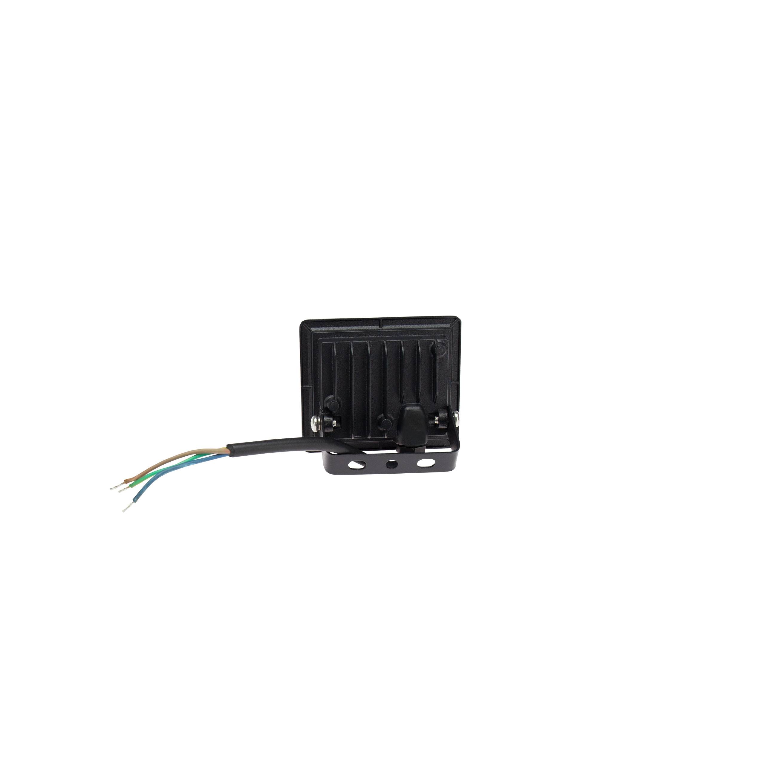 Spectrum LED NOCTIS LUX 3 Fluter schwarz 10W Strahler 975lm IP65 Neutralweiß 4000K