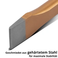 STAHLWERK Flachmeißel 4er Set Gold Handmeißel aus gehärtetem Stahl STAHLWERK Flachmeißel 4er Set Gold Handmeißel aus gehärtetem Stahl