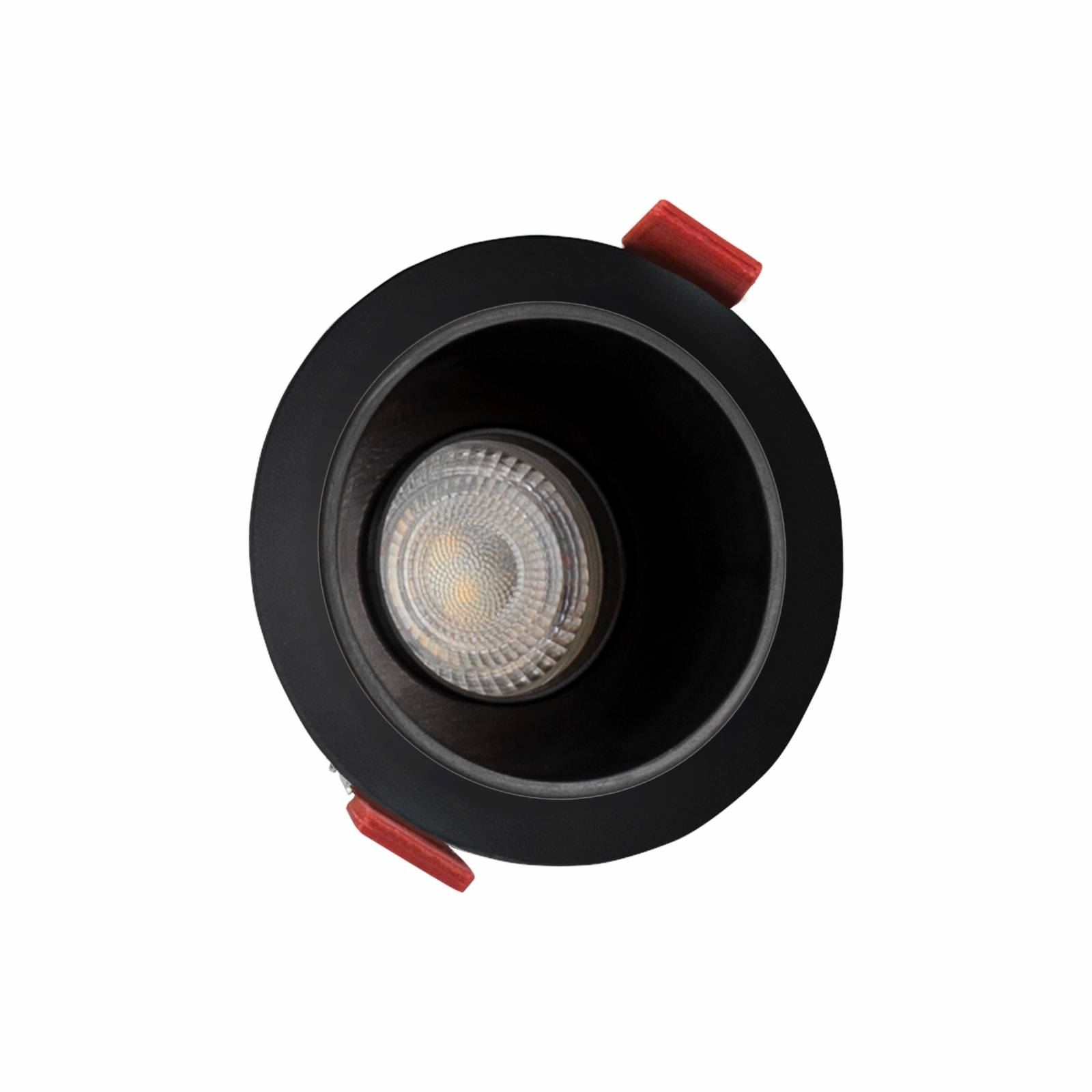 Spectrum LED FIALE GU10 Einbaustrahler Downlight IP20 max.10W schwenkbar blendfrei schwarz