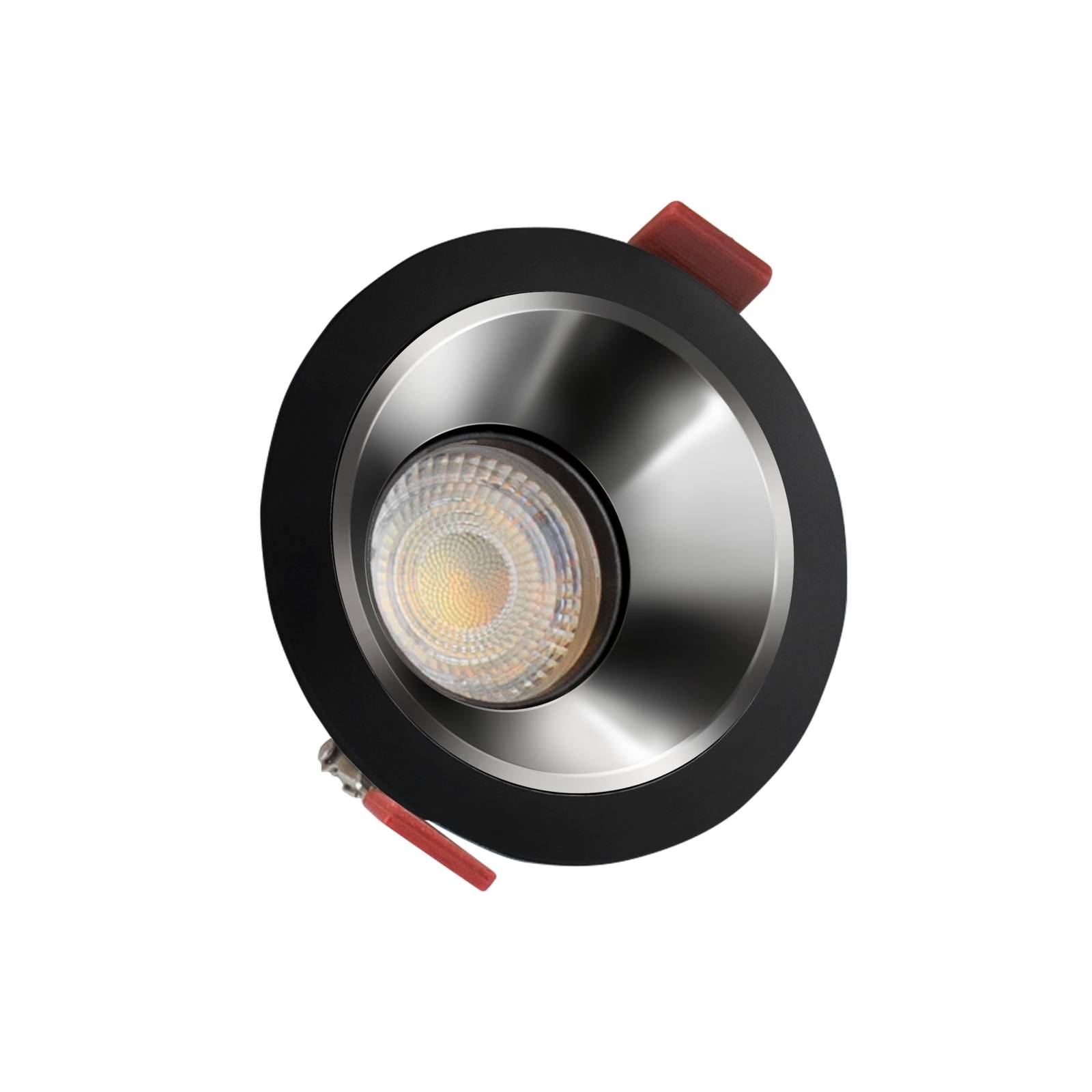 Spectrum LED FIALE GU10 Einbaustrahler Downlight IP20 max.10W blendfrei schwenkbar schwarz