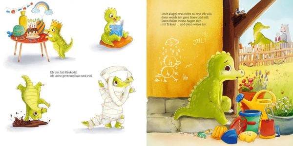 Was weinst du denn so viel, kleines Krokodil