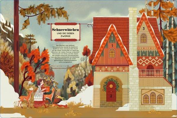 Der märchenhafte Adventskalender. Ein Adventskalenderbuch
