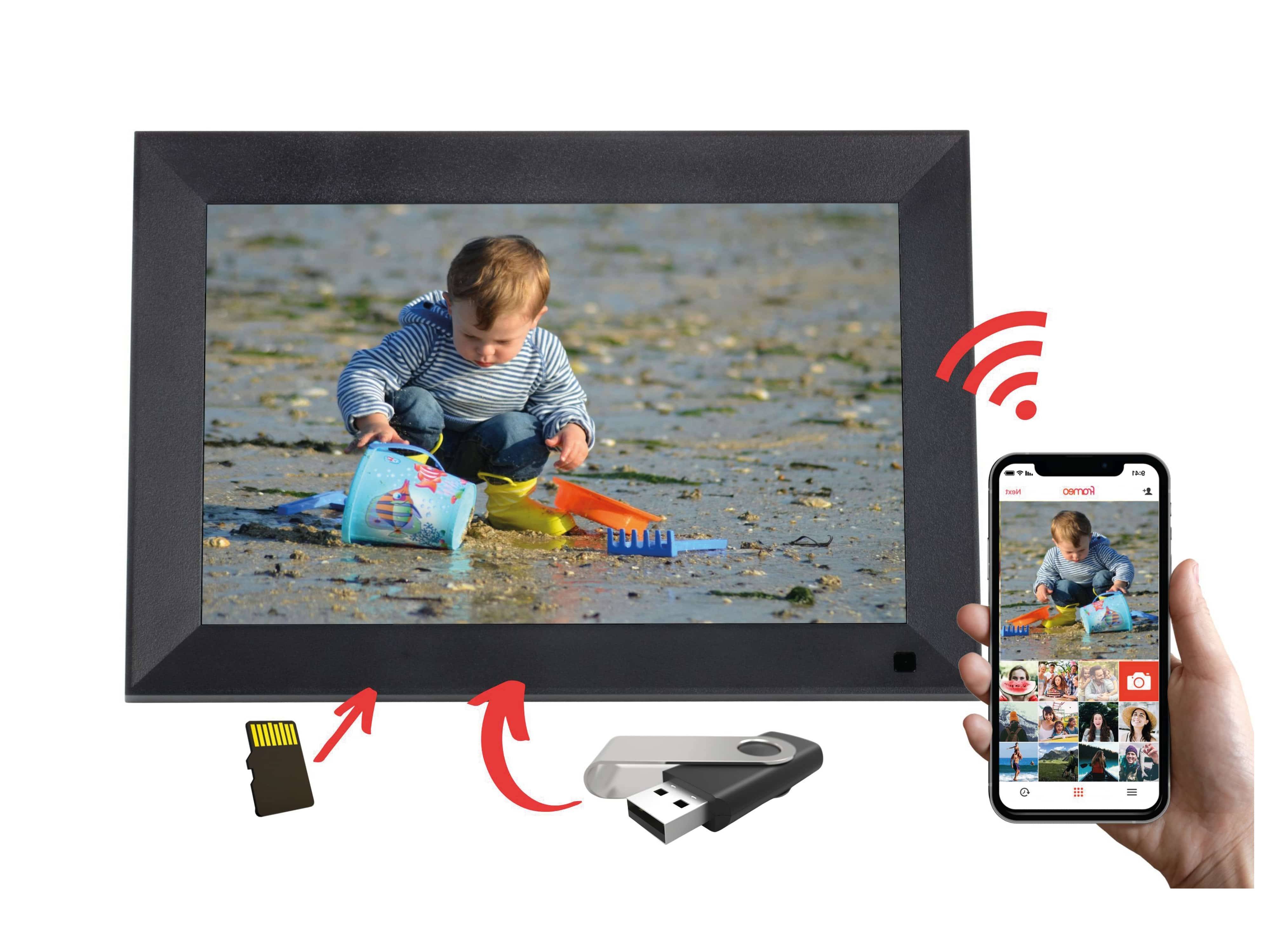 UNIVERSUM Digitaler Bilderrahmen DBR 400, 26 cm, EEK: C