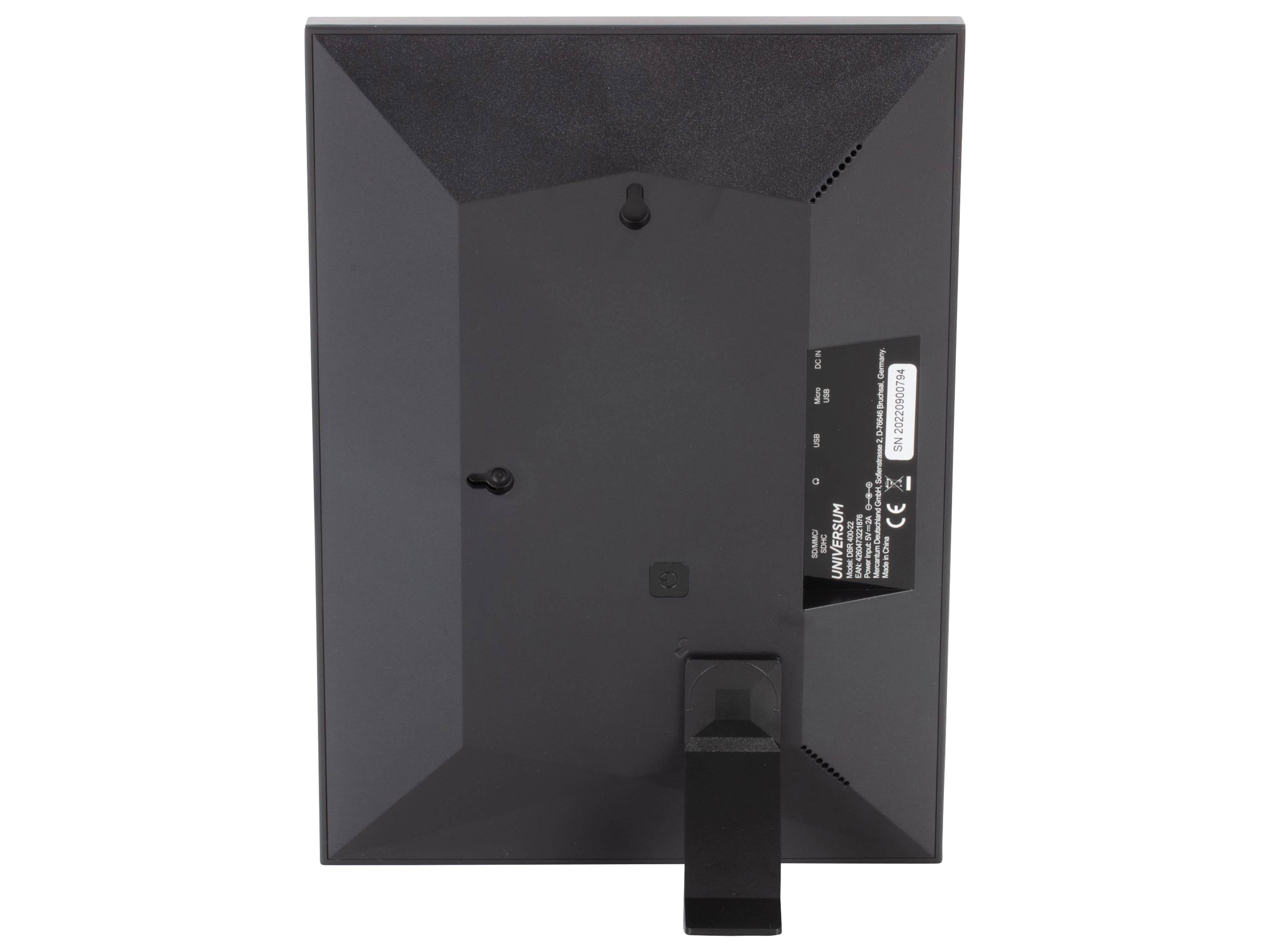 UNIVERSUM Digitaler Bilderrahmen DBR 400, 26 cm, EEK: C