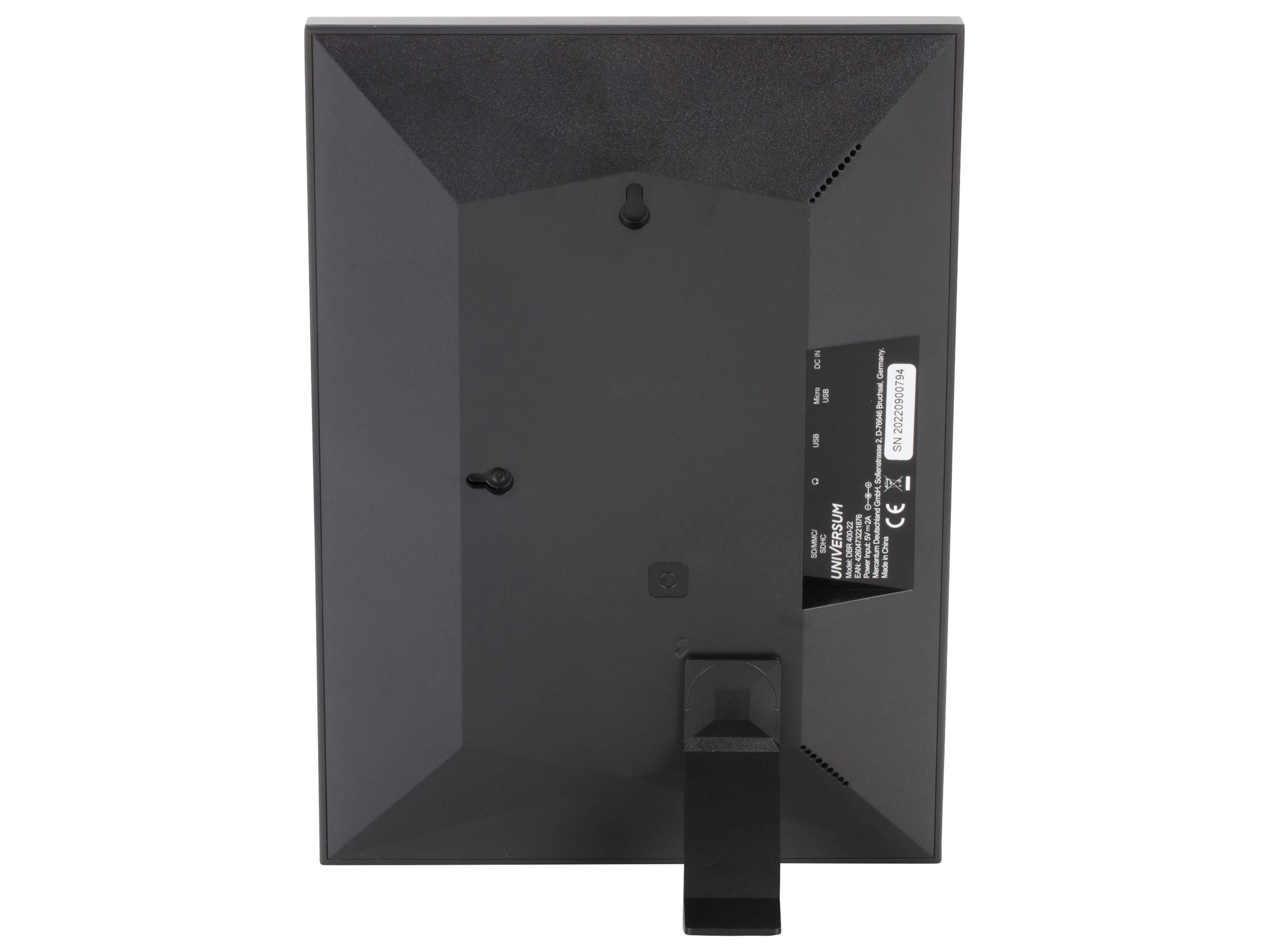 UNIVERSUM Digitaler Bilderrahmen DBR 400, 26 cm, EEK: C