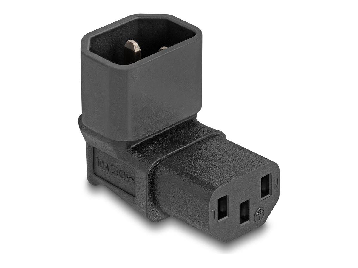 DELOCK Netzadapter IEC 60320 - C14 auf C13, Stecker / Buchse