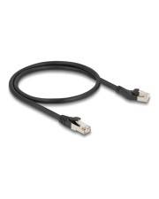 Delock RJ45 Netzwerkkabel Cat.8.1 S/FTP Stecker 45° nach links gewinkelt zu gerade CAT 8 FTP SFTP