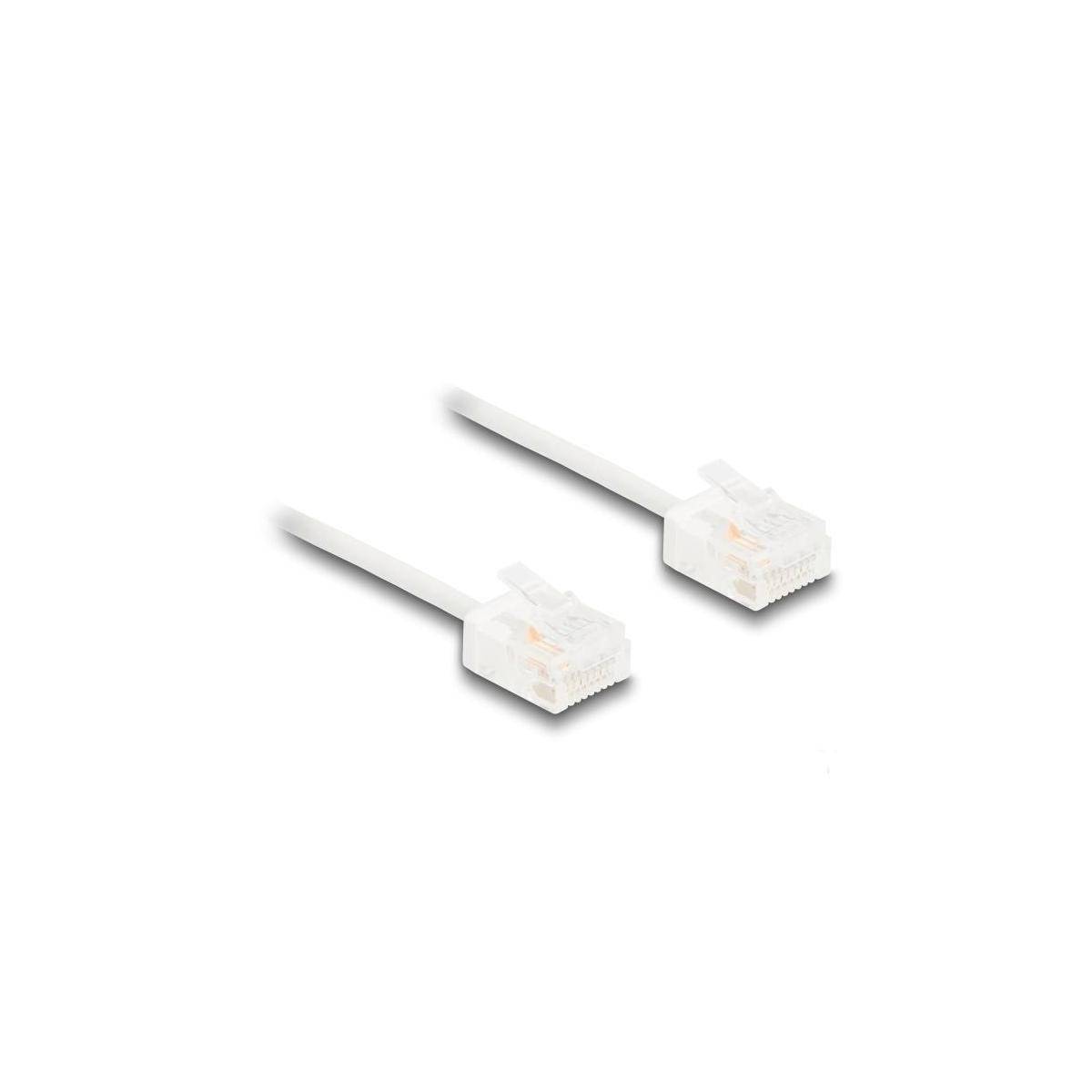 80775 - Netzwerkkabel RJ45, UTP, 2m, weiß