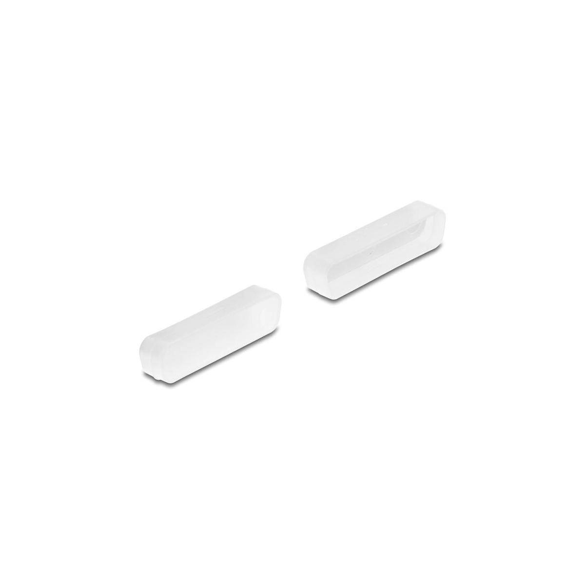 Delock - Schutzumschlag - for D-Sub 25 female - durchsichtig (Packung mit 2)