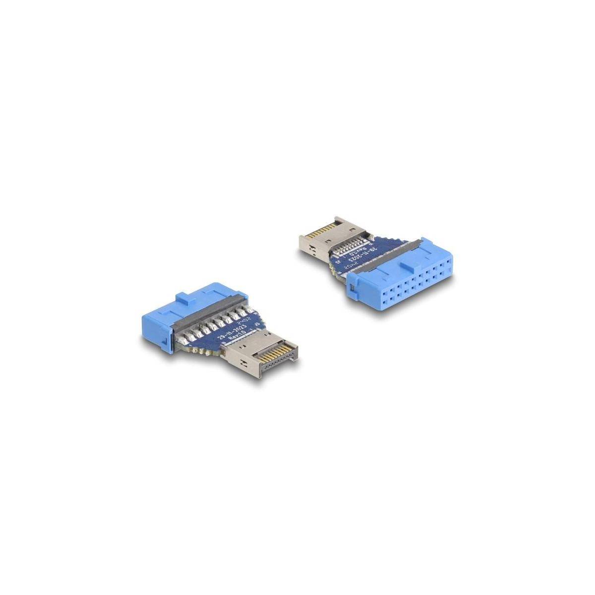 67129 - USB 5 Gbps Adapter Pfostenbuchse zu intern USB Typ-E Key A Stecker