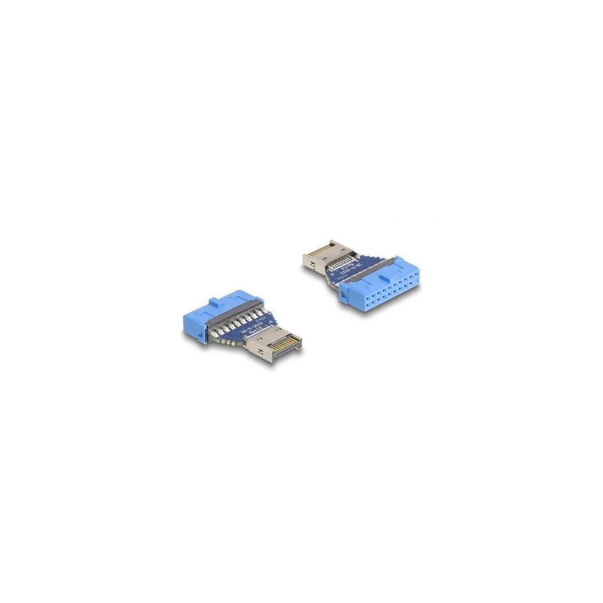 67131 - USB 5 Gbps Adapter Pfostenstecker zu intern USB Typ-E Key A Buchse