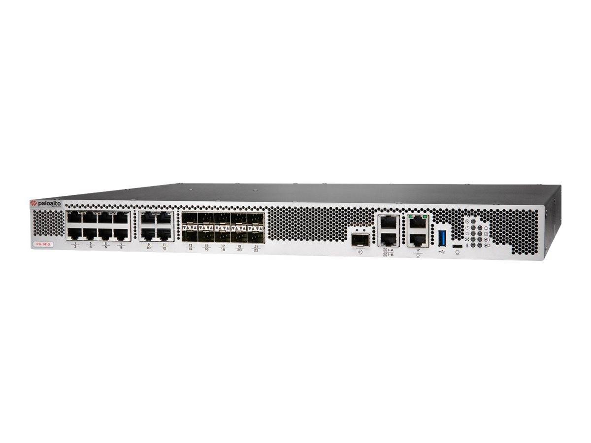 Palo Alto Networks PA-1410 - Sicherheitsgerät - 10GbE, 5GbE, 2.5GbE - Luftstrom von vorne nach hinten - 1U - Rack-montierbar