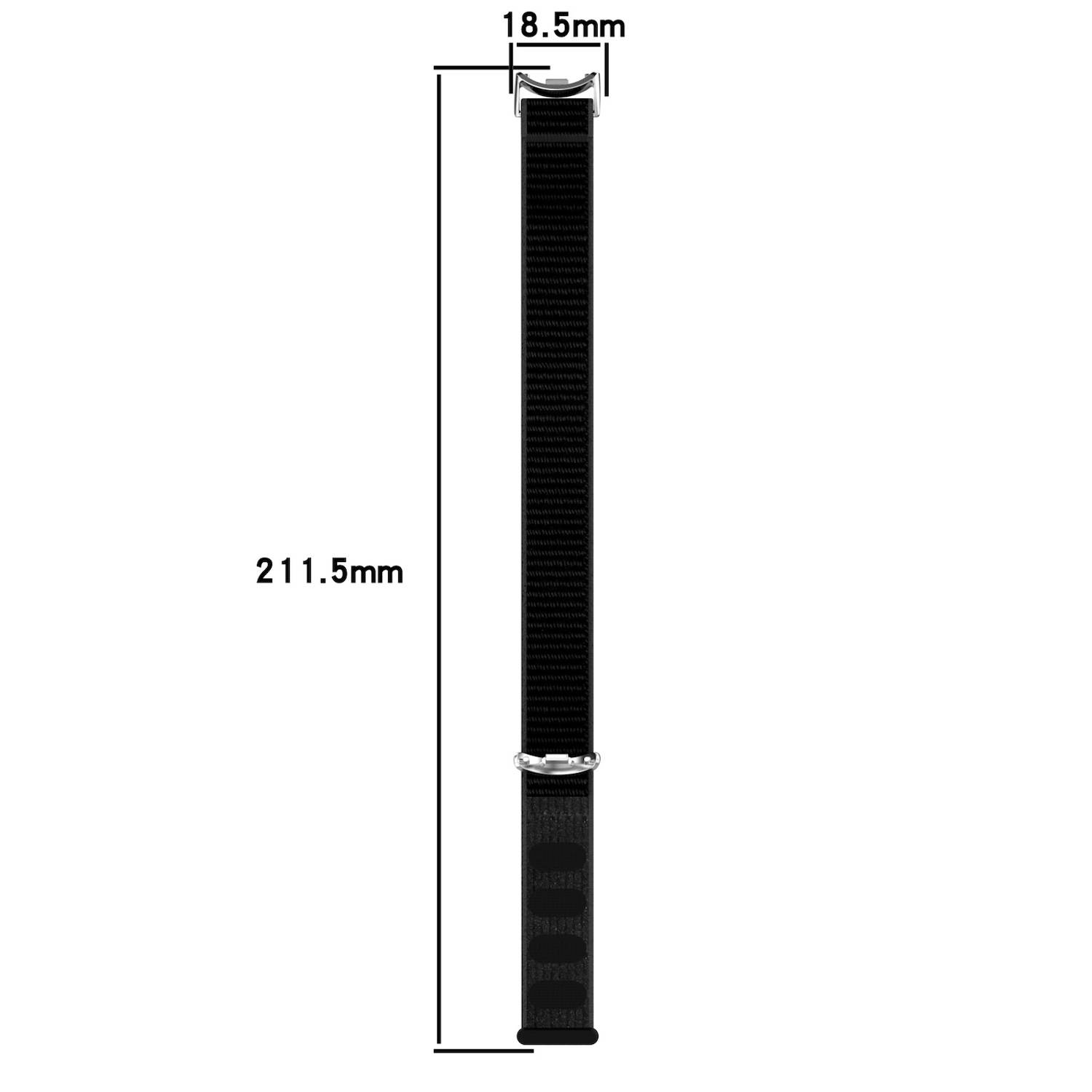 Für Xiaomi Smart Band 10 / 9 / 9 NFC Elastisches Design Nylon Klettverschluss Sport Arm Band M5