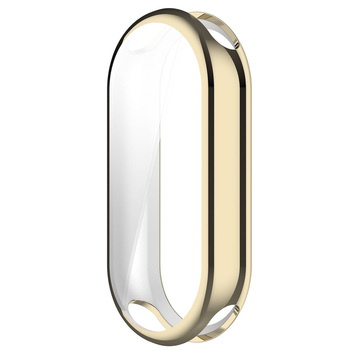 Für Xiaomi Smart Band 9 Full Cover Watch Soft TPU Schutz Hülle Gold