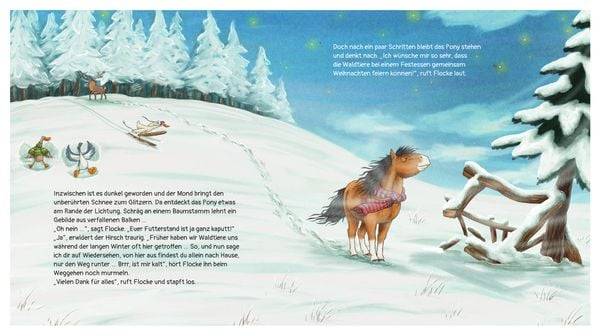 Flocke, das Weihnachtspony - Die magische Waldweihnacht
