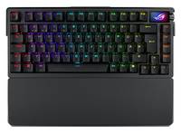 ASUS ROG Azoth Extreme - Tastatur - 75% - mit OLED-Display - backlit - kabellos - 2.4 GHz, Bluetooth 5.1, USB-C - QWERTZ