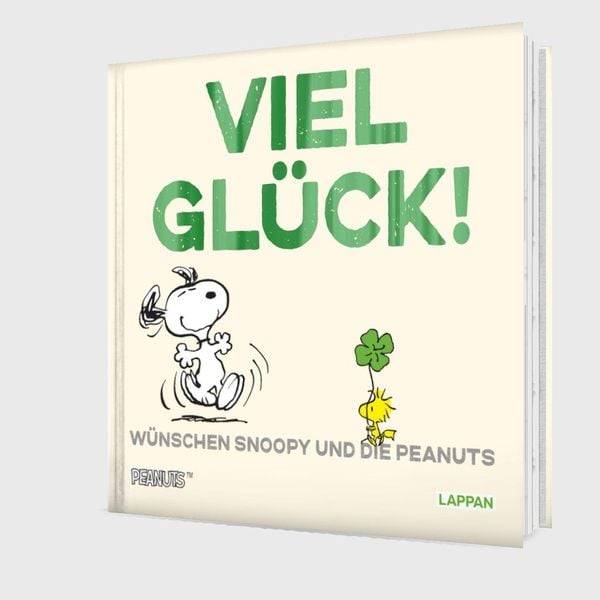 Peanuts Geschenkbuch: Viel Glück wünschen Snoopy und die Peanuts!