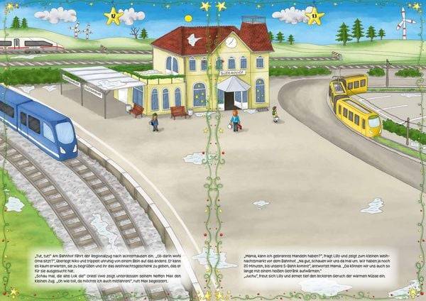 Mein Sticker-Adventskalender