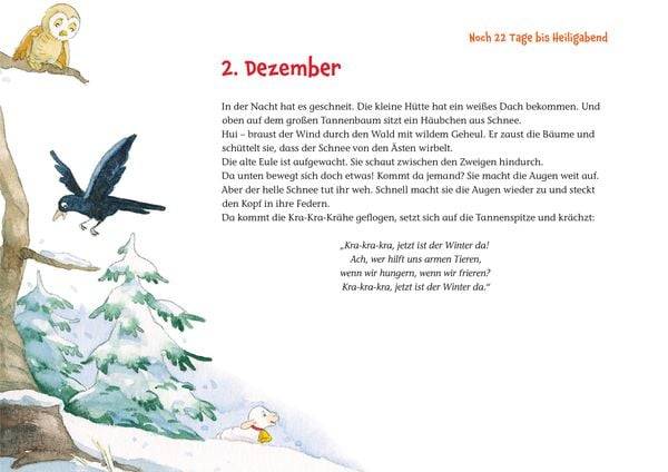 Rica erlebt die Waldweihnacht