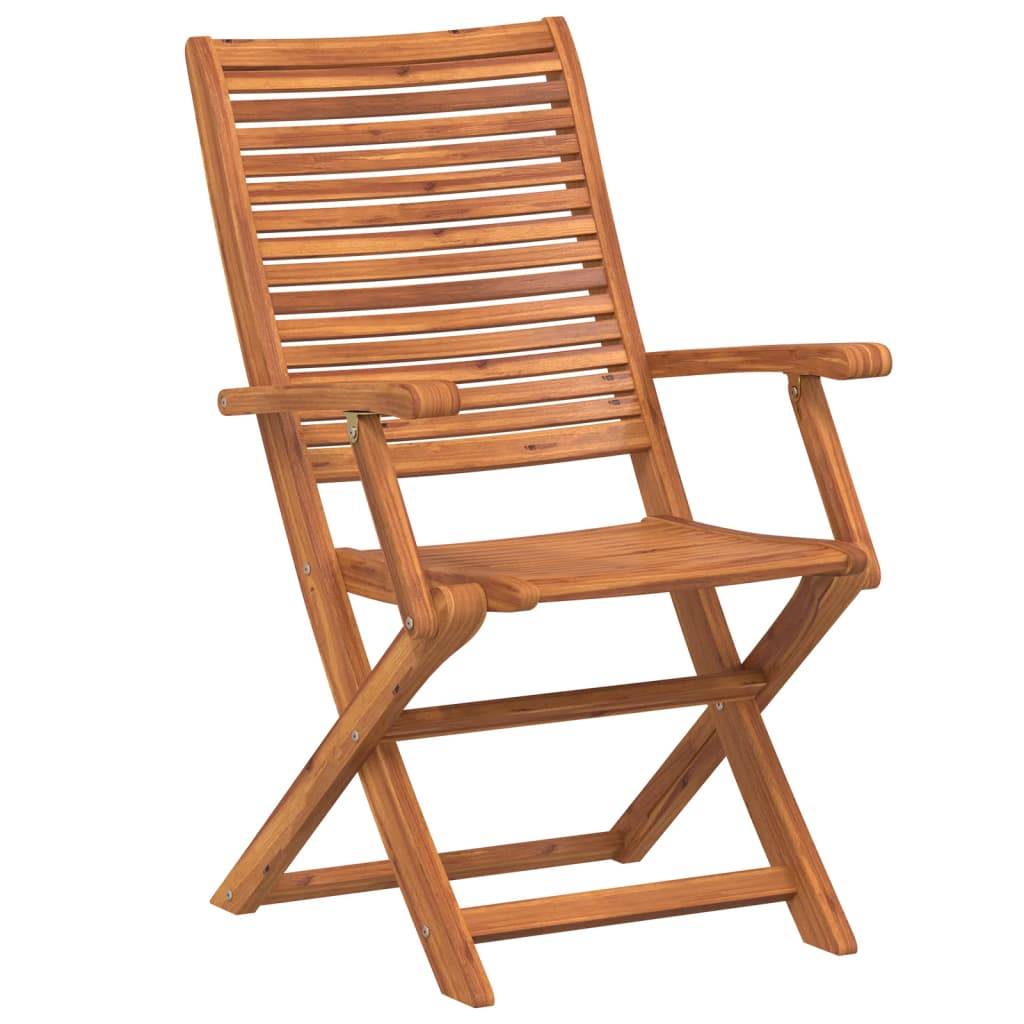 vidaXL Gartenstühle 6 Stk. Klappbar 57x66x95 cm Massivholz Akazie