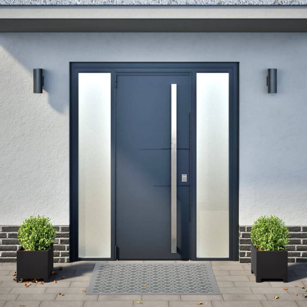 vidaXL Pflanzkübel 2 Stk. Schwarz 30x30x30 Stahl