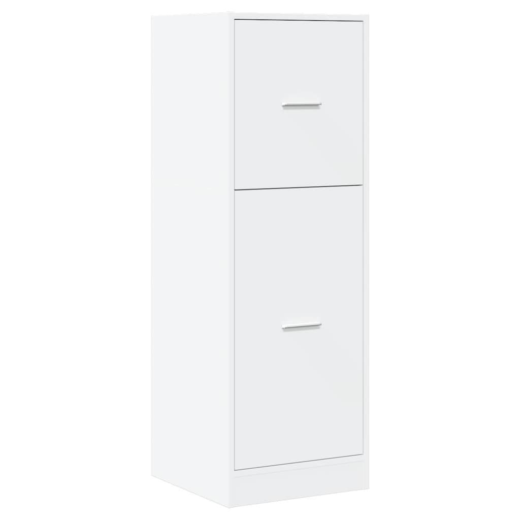 vidaXL Apothekerschrank Weiß 40x41x118 cm Holzwerkstoff