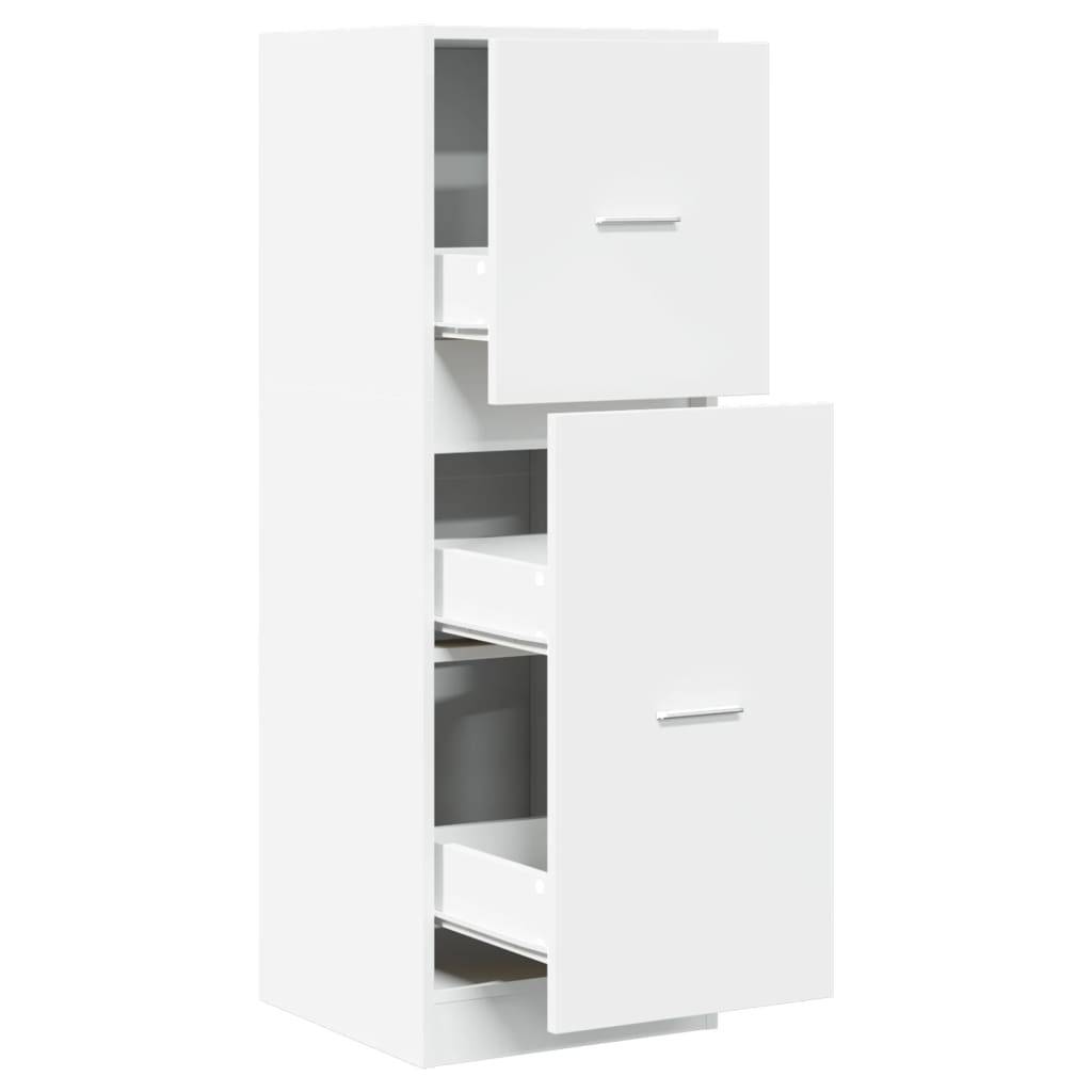 vidaXL Apothekerschrank Weiß 40x41x118 cm Holzwerkstoff