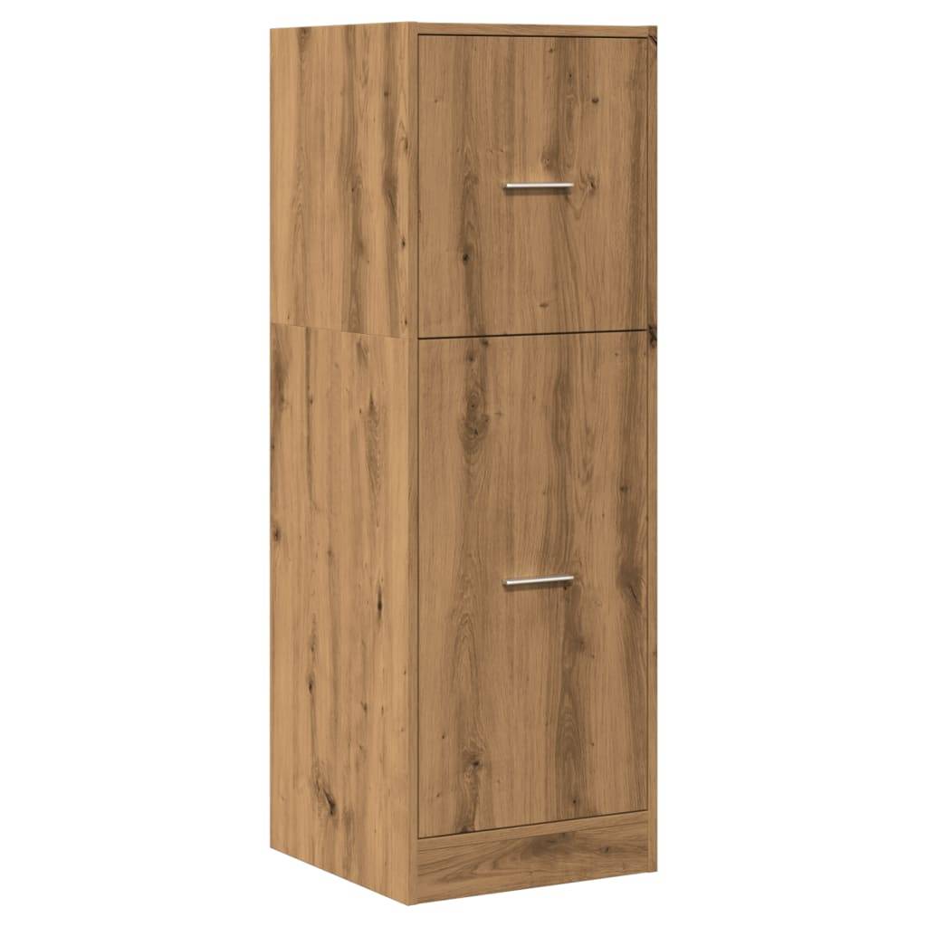 vidaXL Apothekerschrank Artisan-Eiche 40x41x118 cm Holzwerkstoff