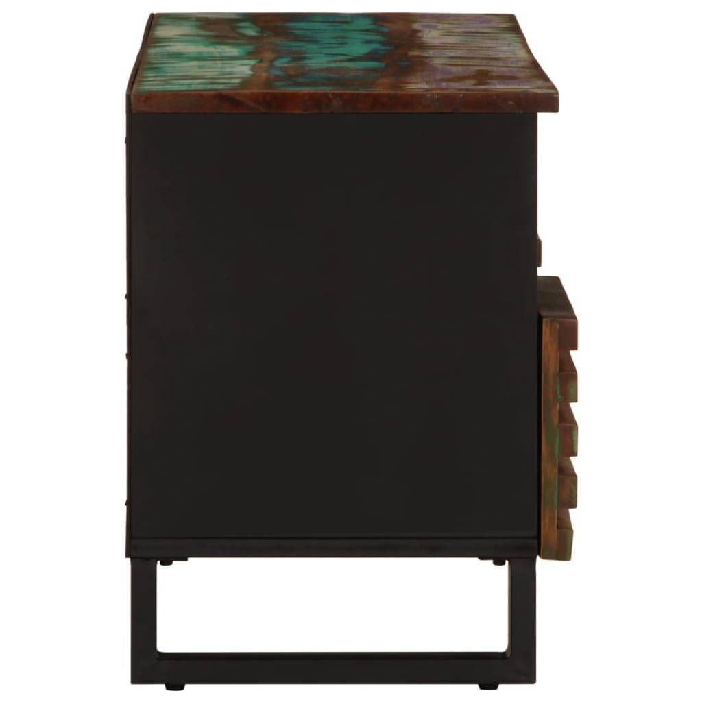 vidaXL TV-Schrank 100x34x46 cm Massivholz Akazie