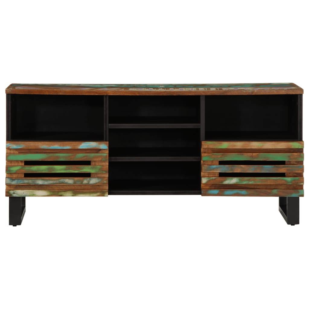 vidaXL TV-Schrank 100x34x46 cm Massivholz Akazie