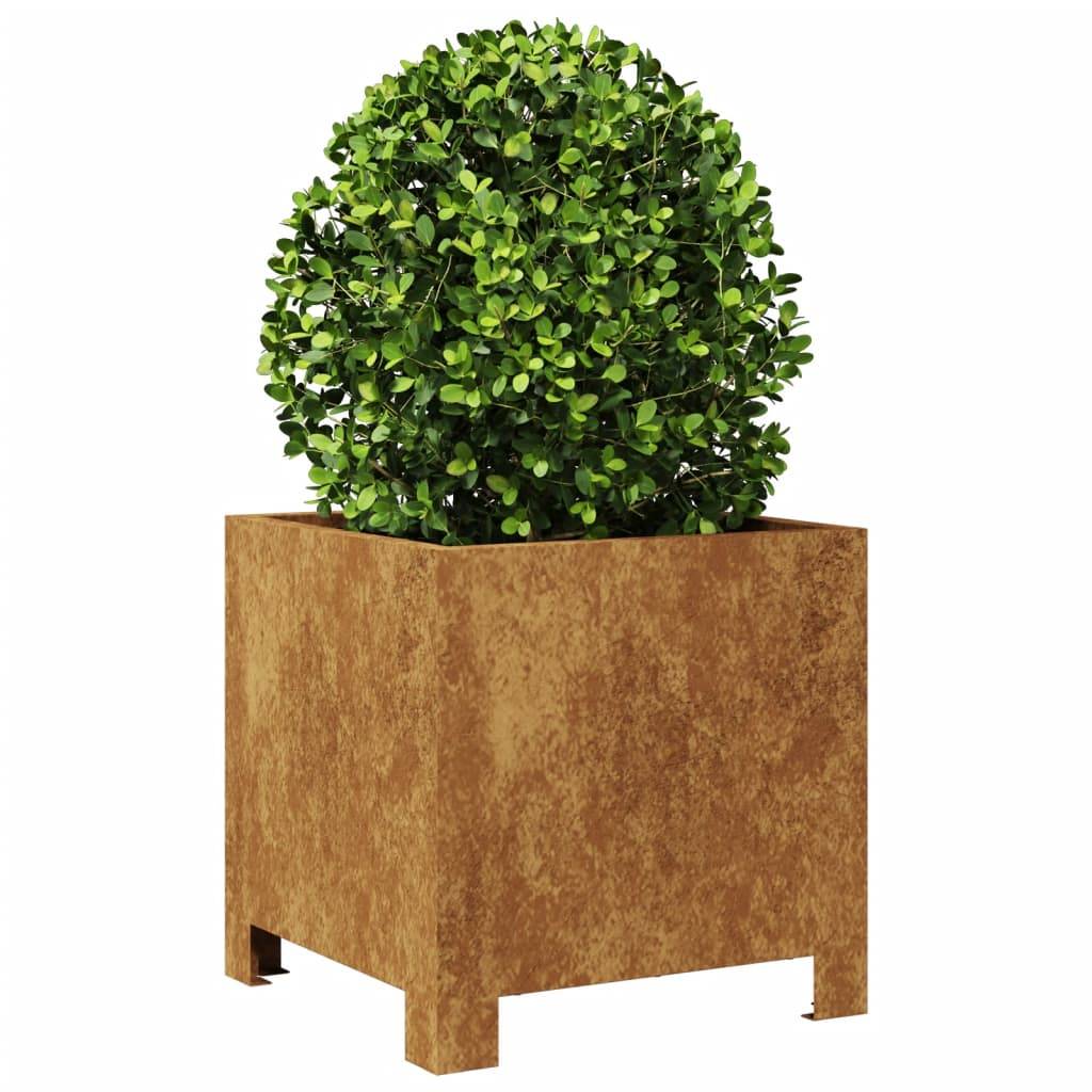 vidaXL Pflanzkübel 2 Stk. 30x30x30 cm Wetterfester Stahl