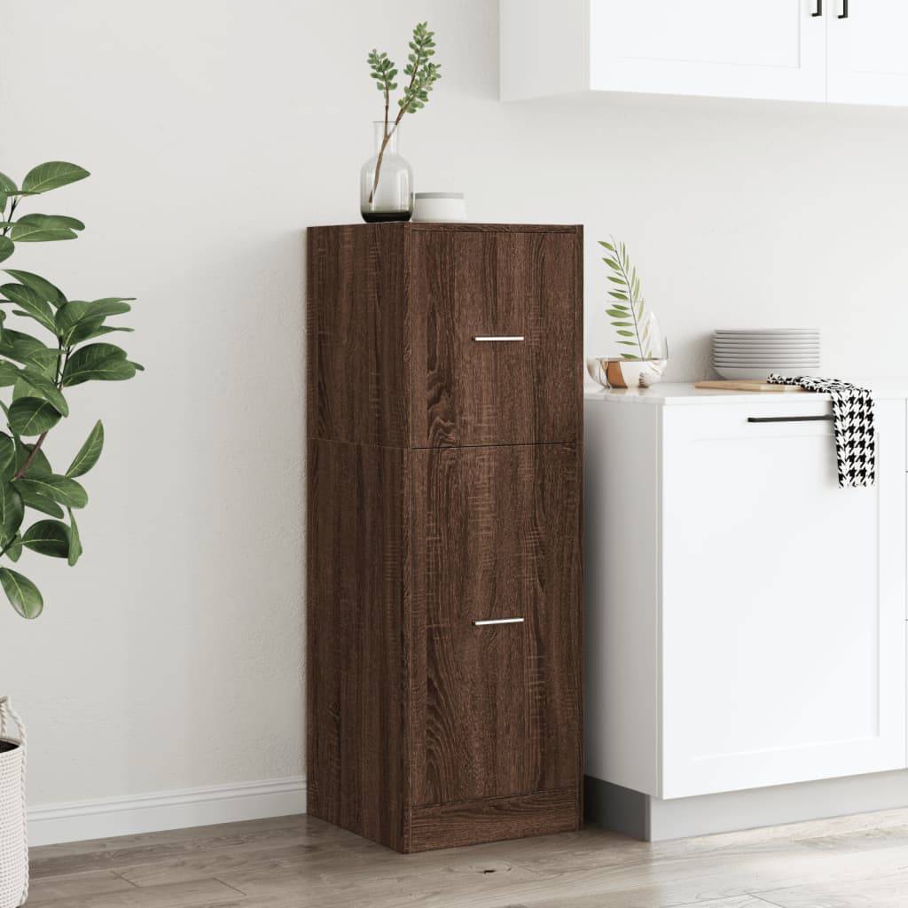 vidaXL Apothekerschrank Eichen-Optik 40x41x118 cm Holzwerkstoff