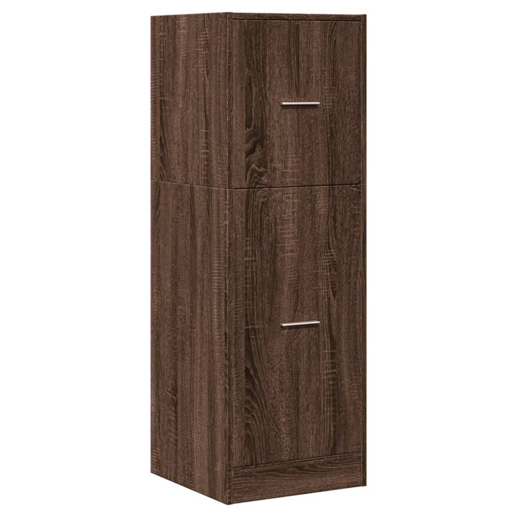 vidaXL Apothekerschrank Eichen-Optik 40x41x118 cm Holzwerkstoff