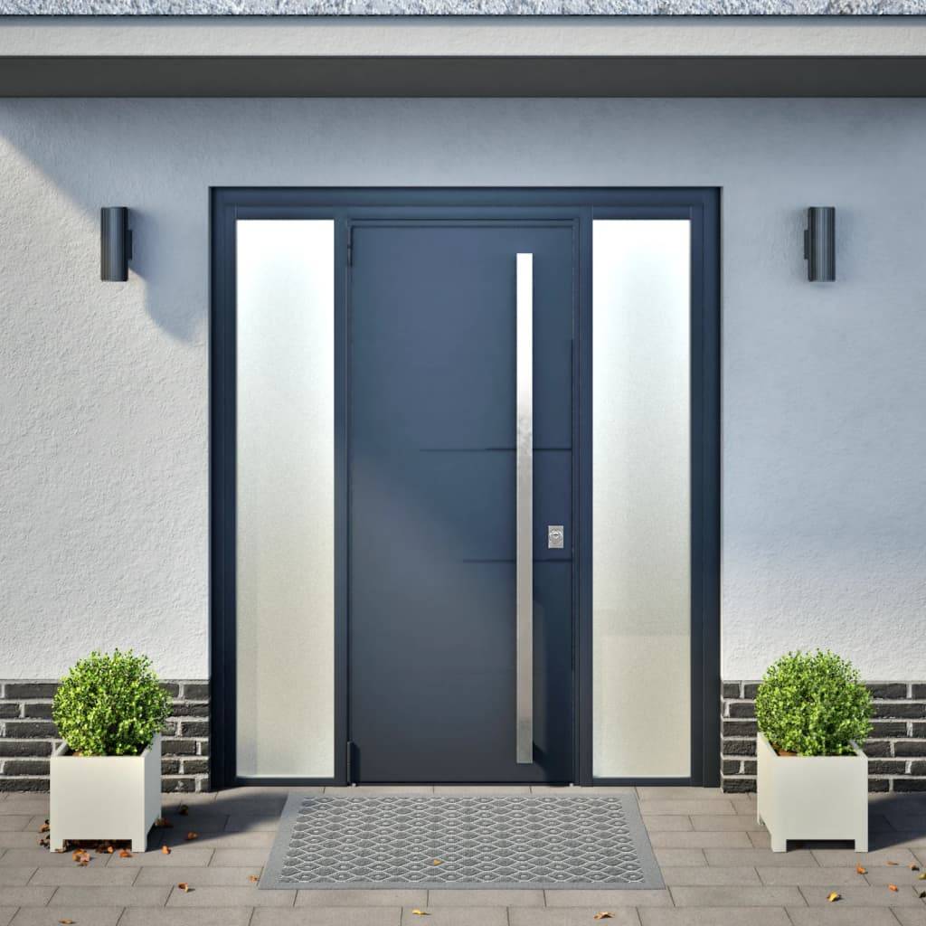 vidaXL Pflanzkübel 2 Stk. Weiß 30x30x30 Stahl