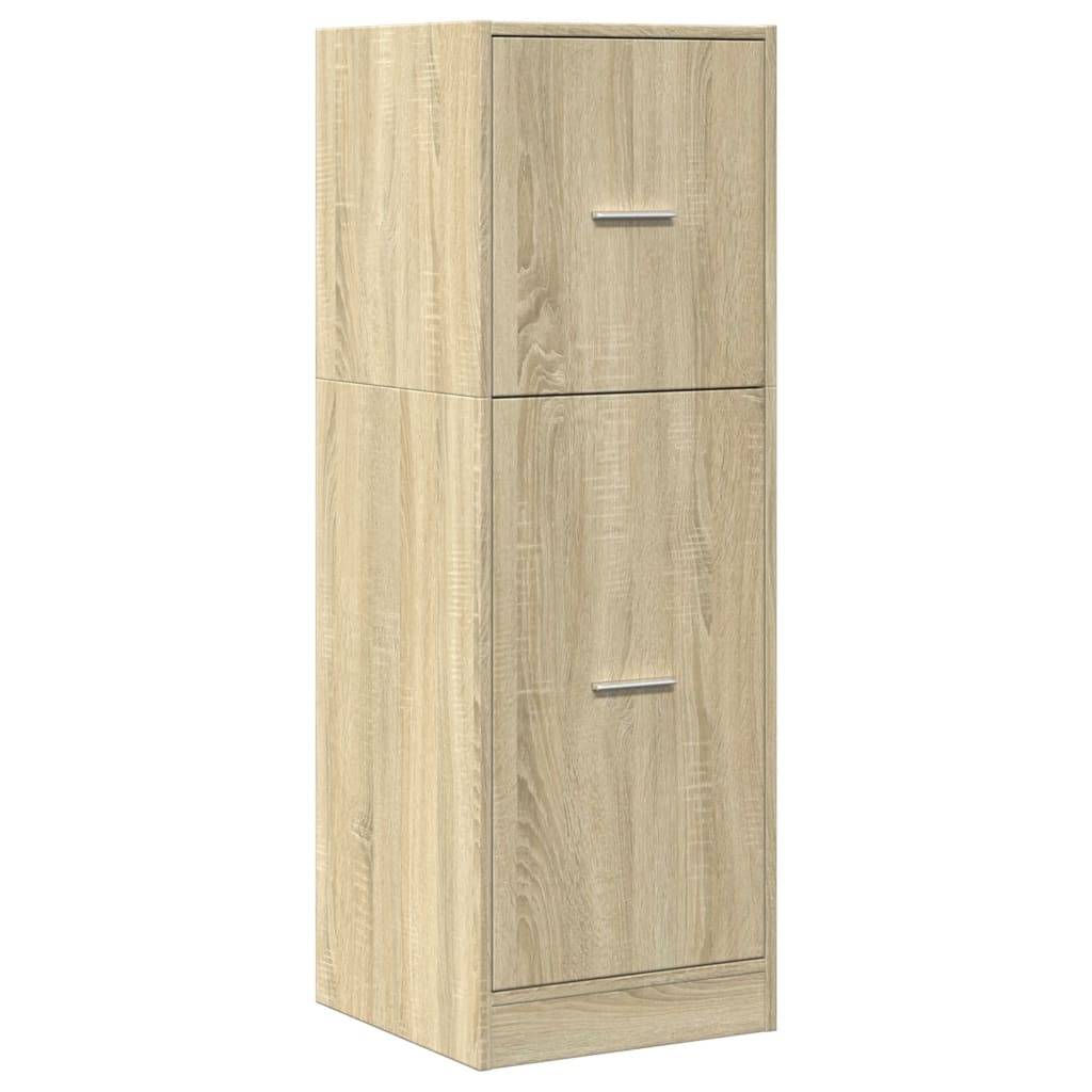 vidaXL Apothekerschrank Sonoma-Eiche 40x41x118 cm Holzwerkstoff