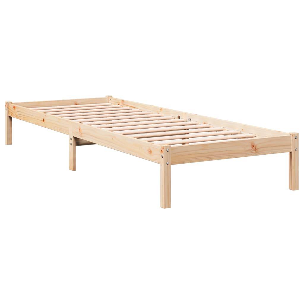 vidaXL Massivholzbett Extra Lang ohne Matratze 100x210 cm Kiefernholz