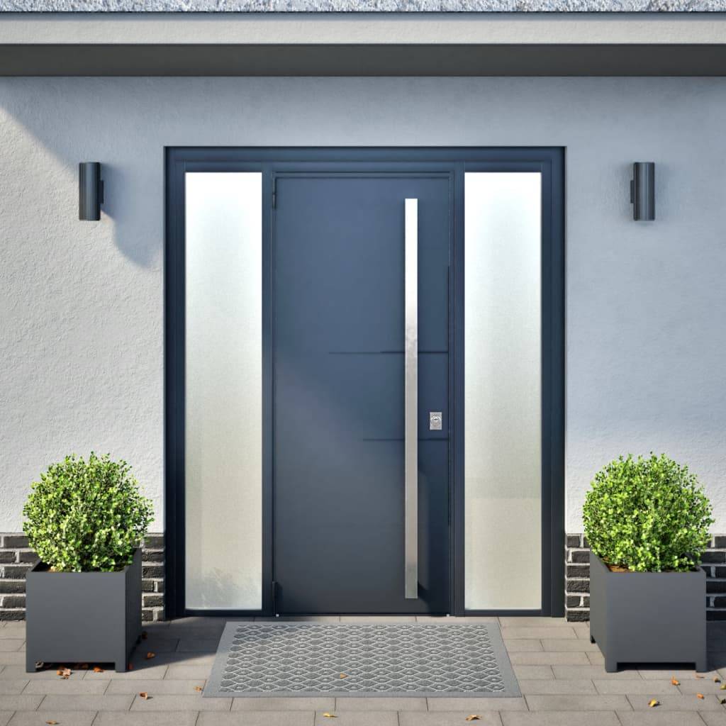 vidaXL Pflanzkübel 2 Stk. Anthrazit 40x40x40 Stahl