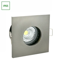 Spectrum LED Einbaustrahler GU10 Spot Badezimmer Downlight IP65 max. 10W eckig silber Spectrum LED Einbaustrahler GU10 Spot Badezimmer Downlight IP65 max. 10W eckig silber