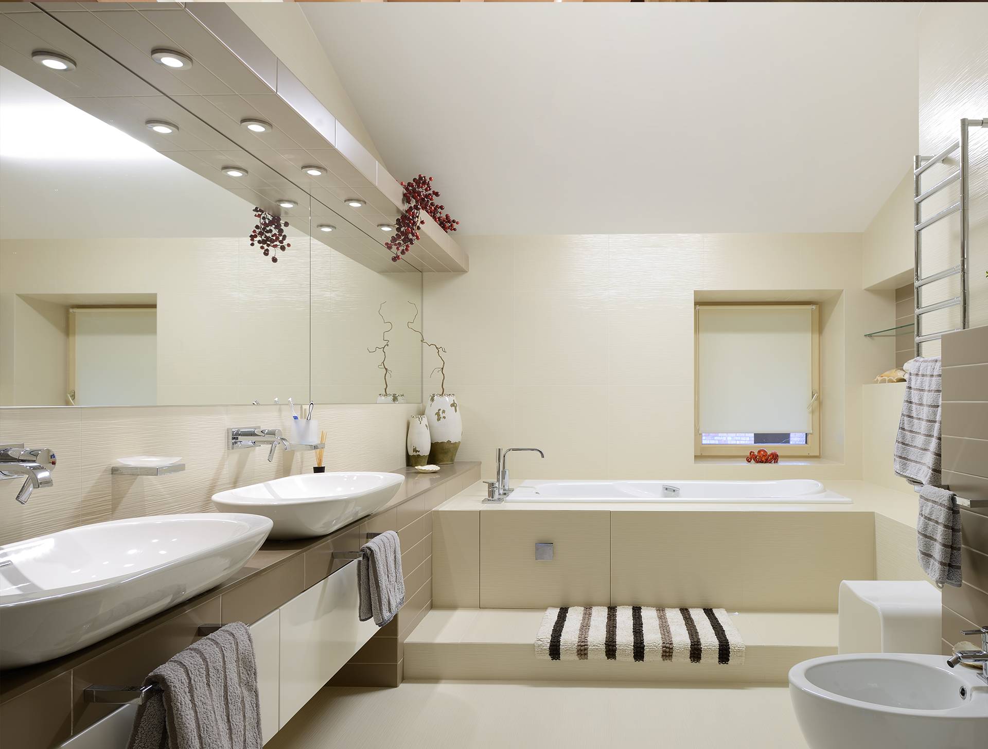 Spectrum LED Einbaustrahler GU10 Spot Badezimmer Downlight IP65 max. 10W rund weiß